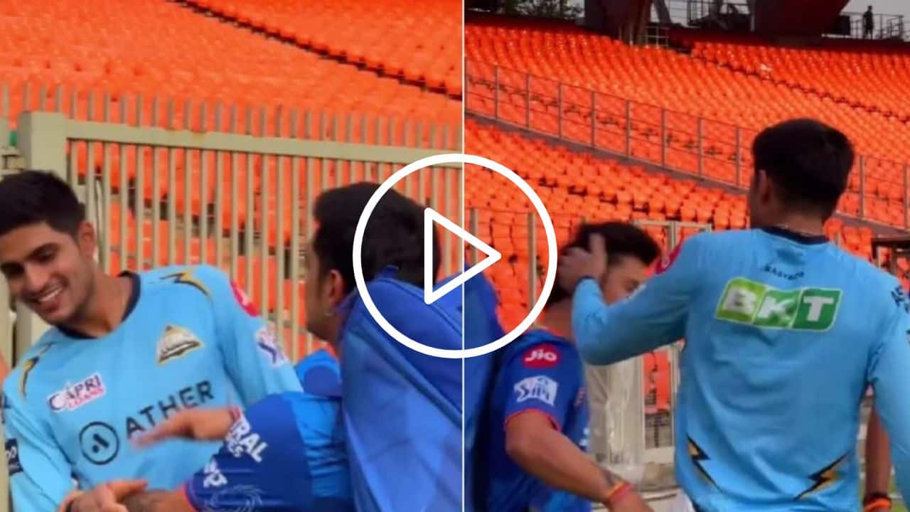 [Watch] When Shubman Gill and Ishan Kishan Slapped Each Other During IPL 2023